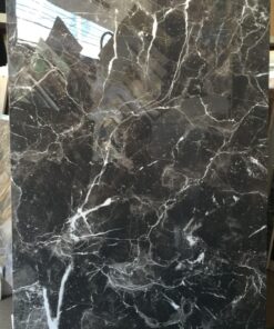 Mẫu gạch lát nền ốp tường 60×120 a my đen vân trắng bóng kiếng