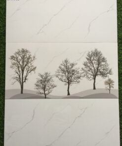 Gạch ốp tường trắng vân mây 30×60 phòng khách đẹp