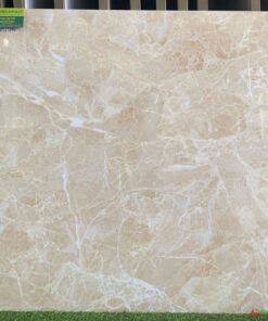 Gạch 80×80 viglacera bóng kiếng màu kem vàng vân đá