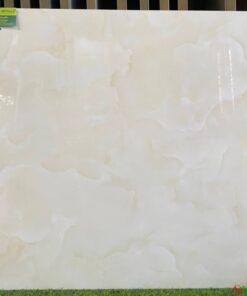 Gạch lát nền 80×80 vân mây vàng bóng kiếng cao cấp