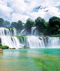 Gạch tranh 3d cao cấp dán tường trang trí cảnh đẹp 106