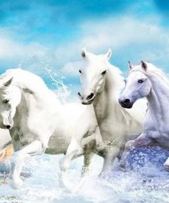 Gạch tranh 3d mã đáo thành công nhũ kim tuyến ép kính bền đẹp 22