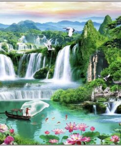 Những bức tranh gạch 3d phong cảnh tự nhiên sống động 136