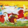 Tranh gạch 3d trang trí dán tường hình con ngựa đẹp 18