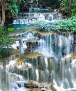 Tranh gạch dán tường suối nước dán tường phòng khách đẹp nhất 93