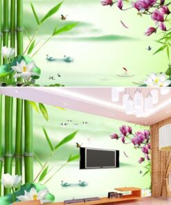 Bức tranh gạch dán tường phòng khách 3d 95