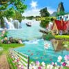 Bức gạch tranh cảnh người và vạn vật thiên nhiên đẹp nhất 189