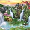 Gạch tranh đá phong cảnh thiên nhiên gạch tranh dán tường đẹp 146