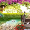 Gạch tranh dán tường trang trí cảnh vật thiên nhiên đẹp 168