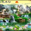 Mẫu tranh phong cảnh sơn thủy hữu tình đẹp 159