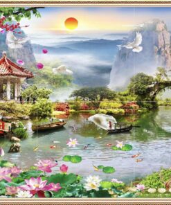 Tranh gạch trang trí phong cảnh đẹp 148