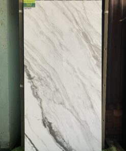 Gạch 60×120 bóng kiếng trắng vân xám đẹp mới nhất