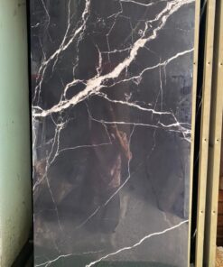 Gạch ấn độ 60×120 bóng kiếng đen tia chớp sét chính hãng giá tốt