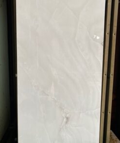 Gạch ấn độ 60×120 bóng kiếng màu xanh ốp lát phòng khách đẹp