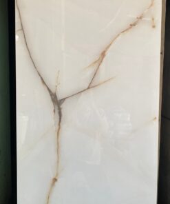 Gạch bóng kính 60×120 trắng vân vàng ấn độ cao cấp