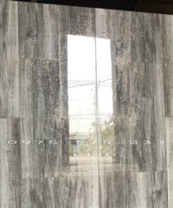 Gạch lát nền giả gỗ nhũ ánh kim 60×120 bóng kiếng cao cấp trung quốc