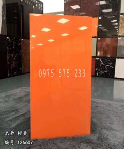 Gạch bóng kiếng 60×120 màu cam sang trọng trung quốc