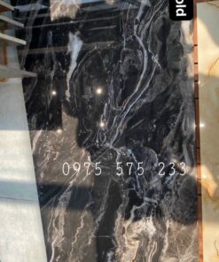 Gạch cao cấp 60×120 vân đá đen bóng khắc kim nổi bật 02