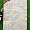 Gạch dán tường 40×80 màu xanh vân đá ốp phòng khách đẹp nổi bật