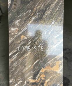 Gạch khổ lớn 60×120 nhũ vàng khắc kim vân đá bóng cao cấp 03