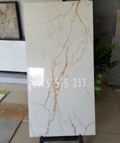 Gạch ốp lát 60×120 bóng kiếng nhũ vàng sang chảnh 23