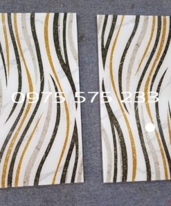 Kho gạch trang trí 30×60 siêu bóng nhũ vàng khắc kim tuyến cao cấp