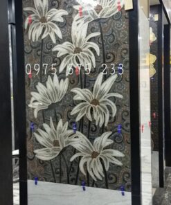 Gạch nhập khẩu bông hoa trang trí 60×120 ấn độ cao cấp