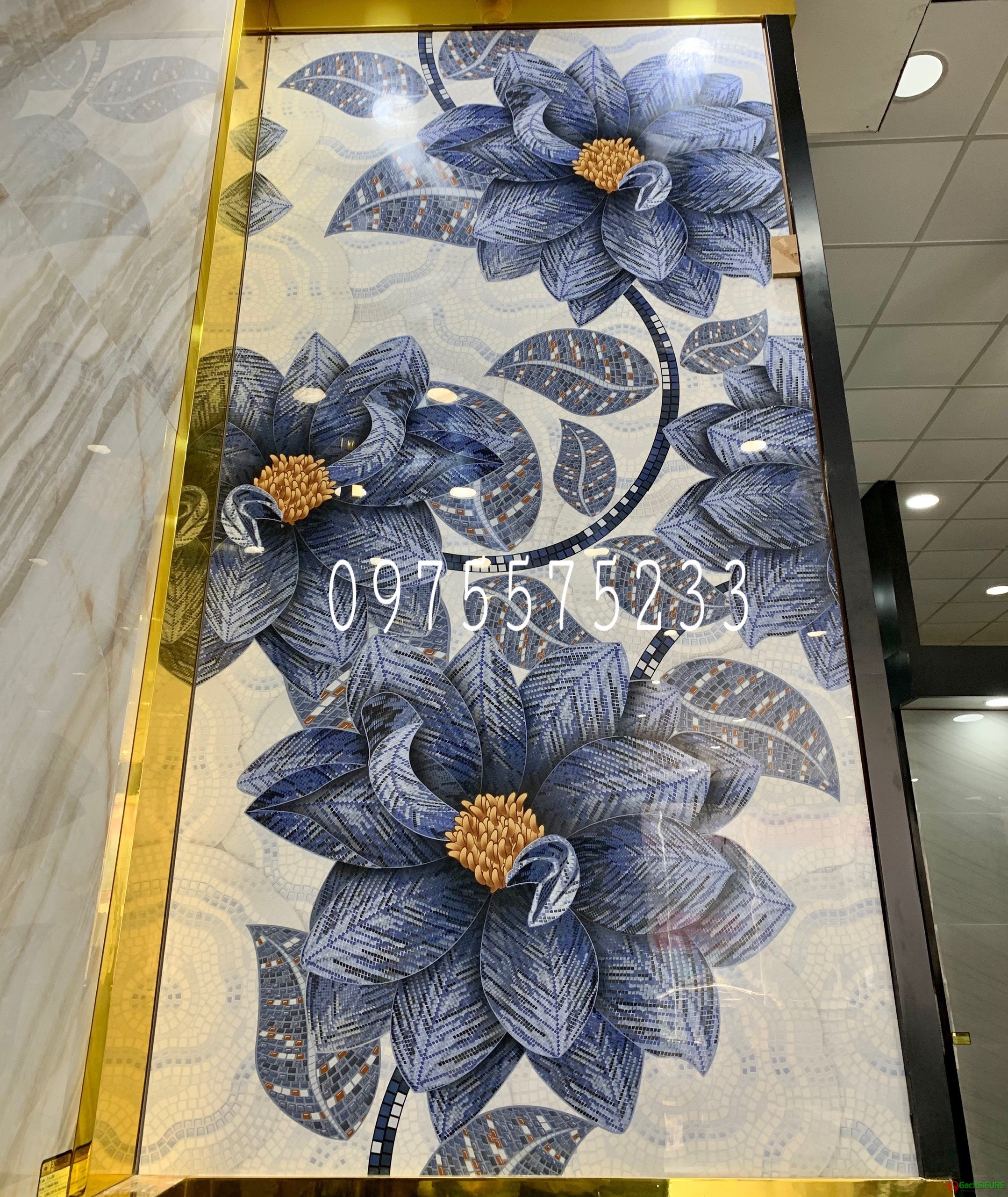 Gạch bông hoa trang trí lát nền mặt tiền 120x240 bông đẹp - Gạch ...