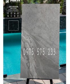 Gạch màu xám bóng kính 60×120 ấn độ india
