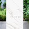 Gạch đá mờ 600x1200mm trắng vân khổ to