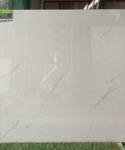 Gạch bóng kính 80×80 trúc thôn trắng vân mây khói