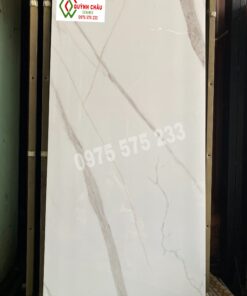 Gạch trắng vân khói 60×120 tây ban nha bóng kiếng