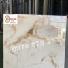 Gạch khắc kim vàng 80×80 prime bóng kính
