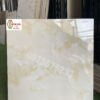 Gạch lát nền 600×600 vân vàng kem bóng kiếng 05