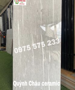 Gạch lát nền 60×120 bóng xám trắng vân đá đẹp