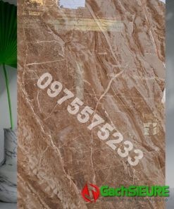 Gạch ốp lát 80×120 màu nâu vân đá đẹp bóng kiếng