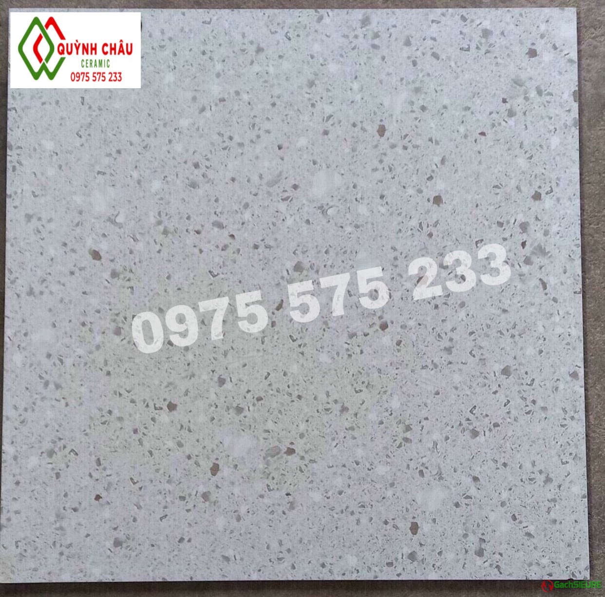 Gạch vân đá terrazzo hạt nhỏ 60x60 trung quốc