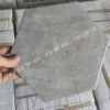 Gạch lục giác màu vân xi măng xám