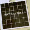 Gạch mosaic 306×306 đen mờ gốm men trơn hd