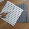 Gạch mosaic đũa que màu trắng ốp tường