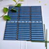 Gạch mosaic que đũa màu xanh dương trang trí
