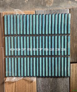 Gạch mosaic thanh đũa que màu xanh biển