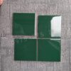 Gạch trang trí thẻ 10×10 bóng xanh lục đậm