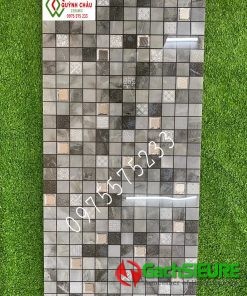 Gạch ốp tường 30×60 mosaic nhũ bạc trang trí ts