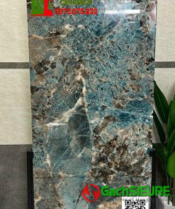 Gạch lát biệt thự 800×1600 vân đá xanh cẩm thạch đẹp