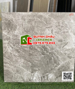 Gạch viglacera 60×60 xám mờ vân đá