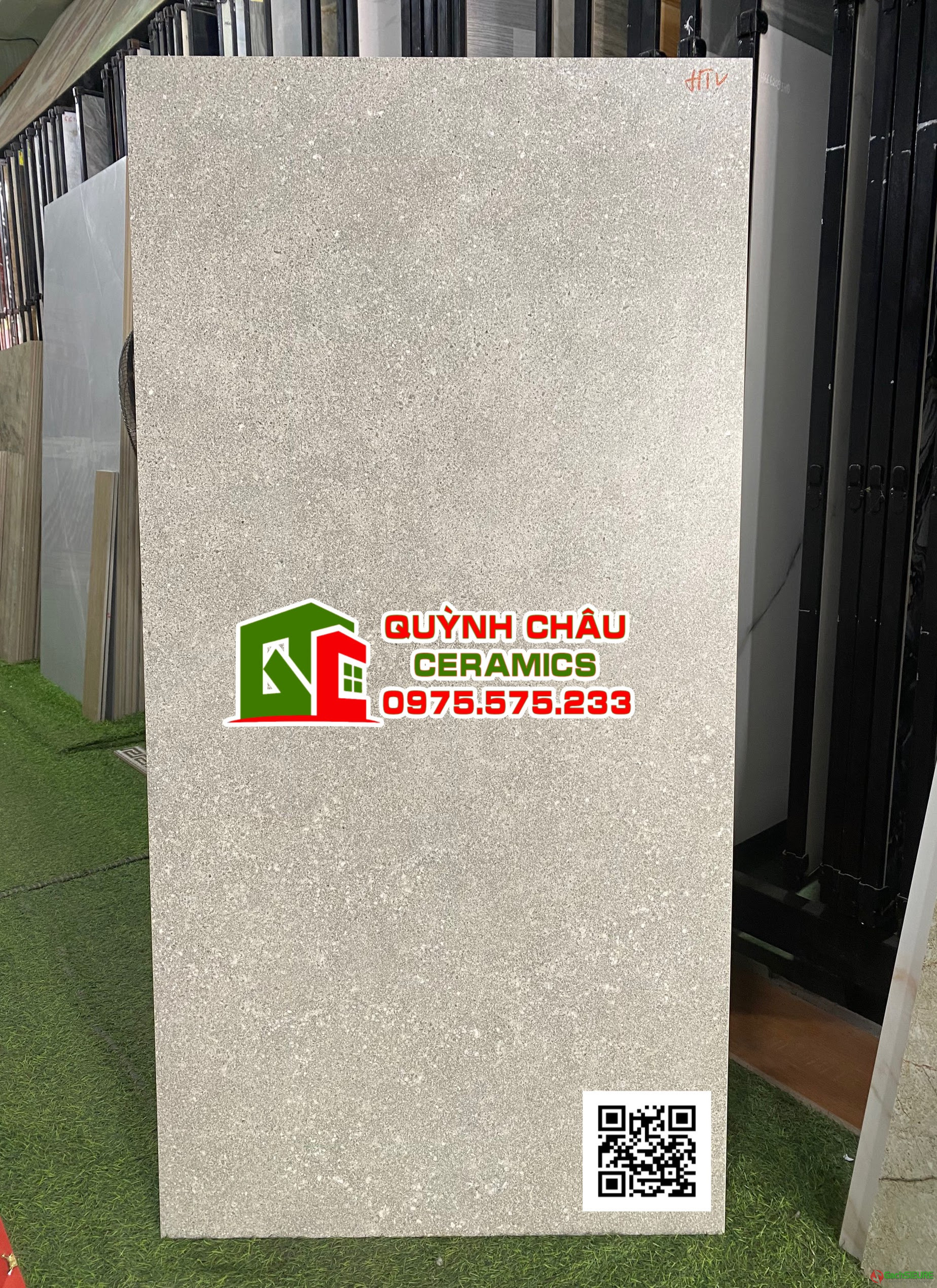 Gạch lát nền trung đô 600x1200 granite xám mờ