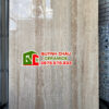 Gạch cao cấp 120×180 vân đá sọc Travertine màu nâu nhạt siêu bóng ấn độ