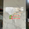 Gạch nhập khẩu khổ lớn ấn độ 120×180 màu trắng vân đá tự nhiên Marble White bề mặt siêu bóng sang trọng cổ điển
