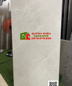 Gạch ấn độ mờ matt 60×120 xám vân đá trắng đẹp